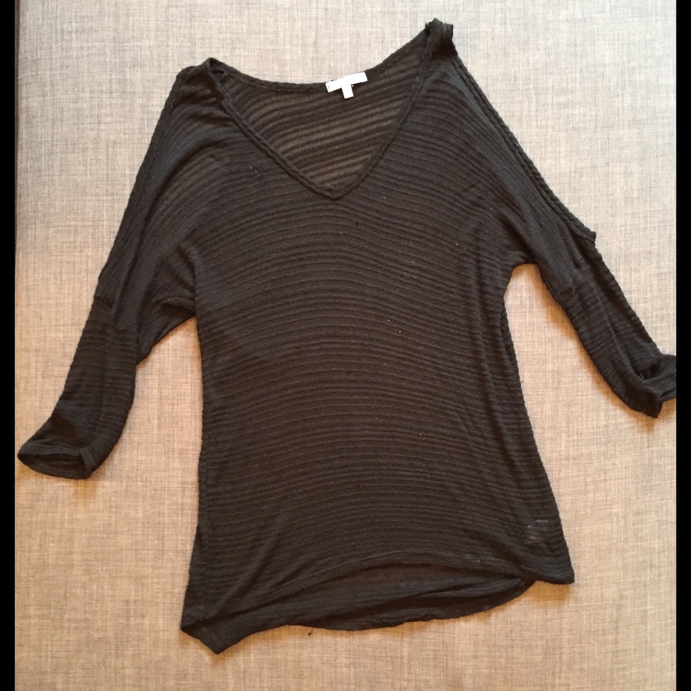 Sheer Black Top